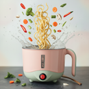 Mini Electric Hot Pot 1.5L – Fast Heating Non-Stick Cooker