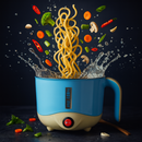 Mini Electric Hot Pot 1.5L – Fast Heating Non-Stick Cooker