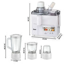 RAF 4-in-1 Juicer Machine – 900W Powerful Blender, Chopper & Grinder