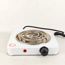 Portable Electric Stove – 2000W | Single Burner with Iron Thermostat