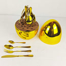 MOOD EGG Luxury 24-Piece Flatware Set | Elegant & Durable