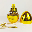 MOOD EGG Luxury 24-Piece Flatware Set | Elegant & Durable