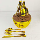 MOOD EGG Luxury 24-Piece Flatware Set | Elegant & Durable