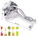 Manual Fruit Juicer – Alloy Fruit Press, Lemon Squeezer, Fruit Juice Extractor