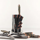 Professional Unique Chef Rose Gold Knife, Peeler & Scissors Set – 3CR13 Stainless Steel