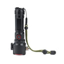 High-Power LED Flashlight | Side Light, Tungsten Steel Hammer Tip & Safety Belt Cutter