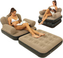 Sofa /2-in-1 Inflatable Sofa Bed 🛋️ Durable & Portable Air Couch for Home, Travel & Outdoor Use | Convertible Blow-Up Lounger