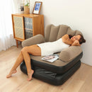 Sofa /2-in-1 Inflatable Sofa Bed 🛋️ Durable & Portable Air Couch for Home, Travel & Outdoor Use | Convertible Blow-Up Lounger