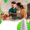 5‑Piece Multicolor Cookware Set + Tea Pot – Perfect Kitchen Combo